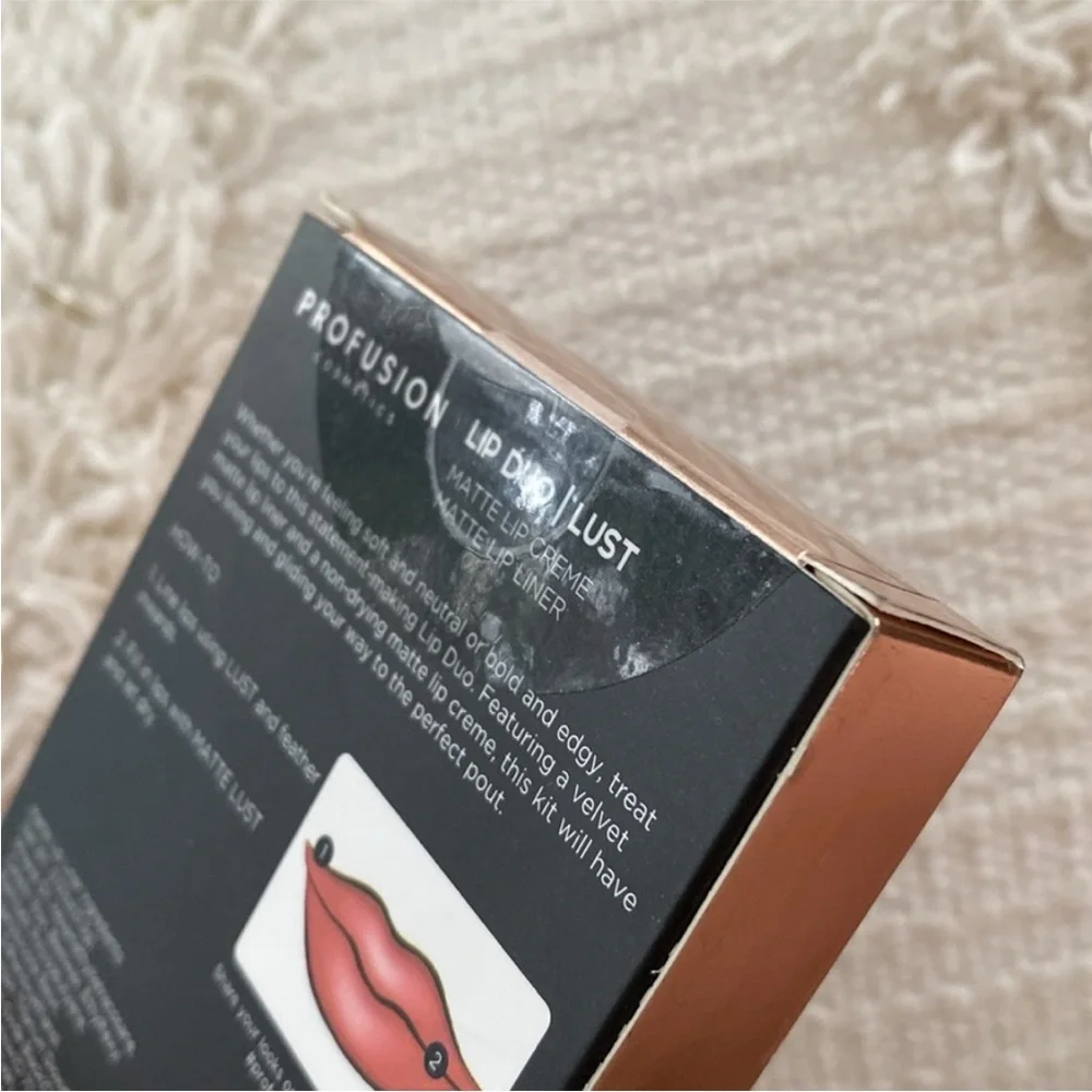 3/$15 🌸 Profusion Cosmetics Lip Duo Lust Matte Lip Cream & Matte Lip Liner Set